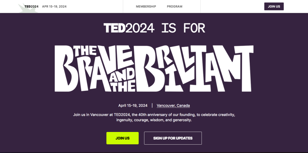 event registration landing page design inspiration