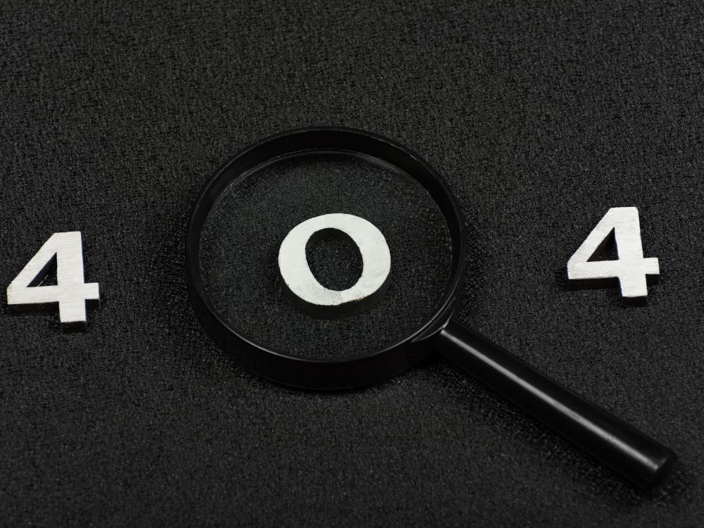landing page 404 error page