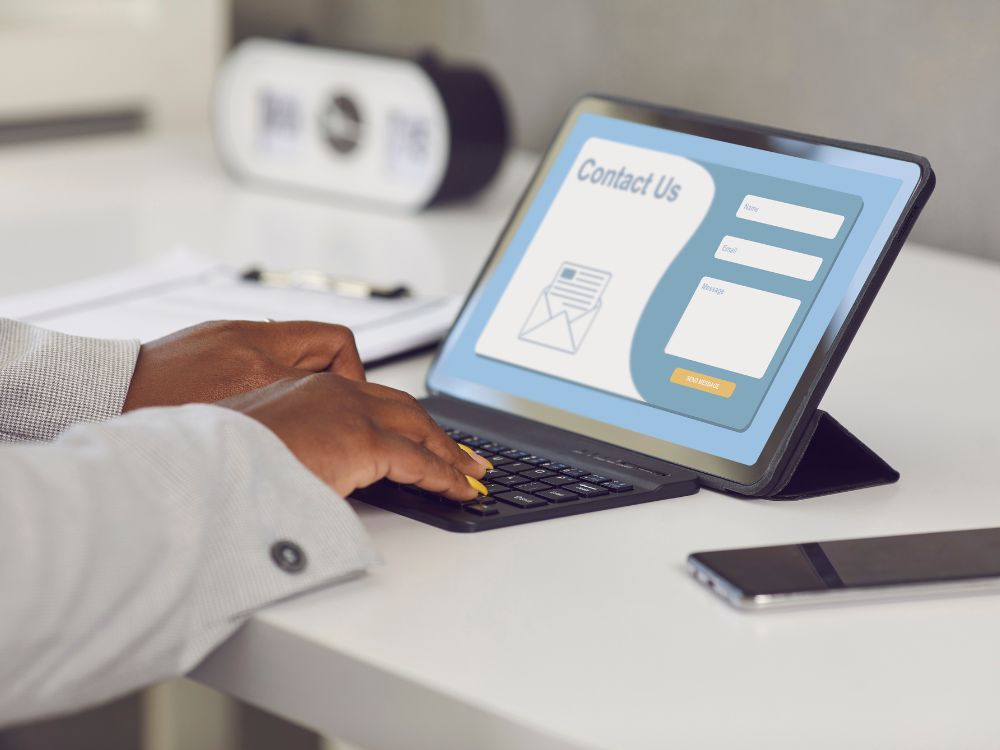 landing page form design