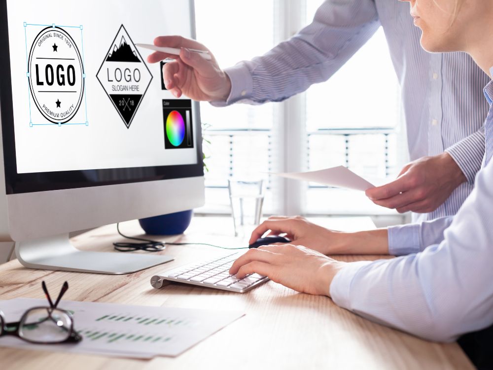 landing page consistent branding logo