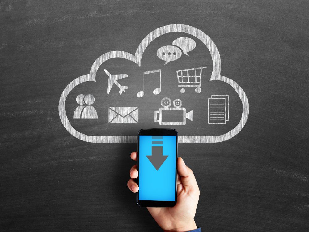 mobile app download landing page