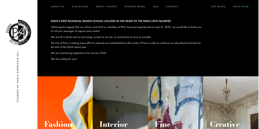 web design inspiration art website