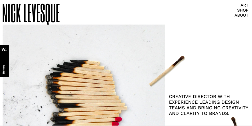 web design inspiration art website