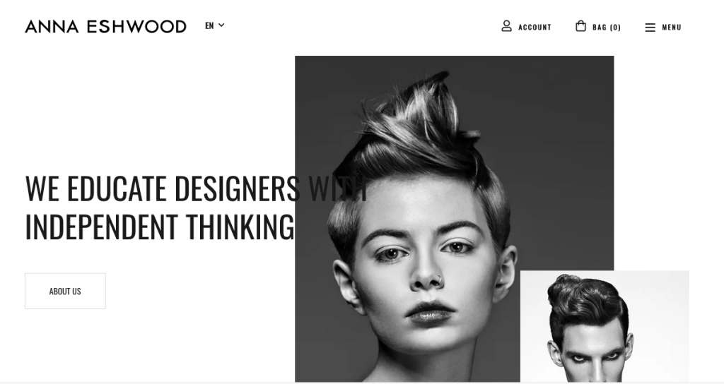 web design inspiration - educational website design