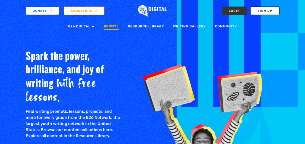 web design inspiration - educational website design