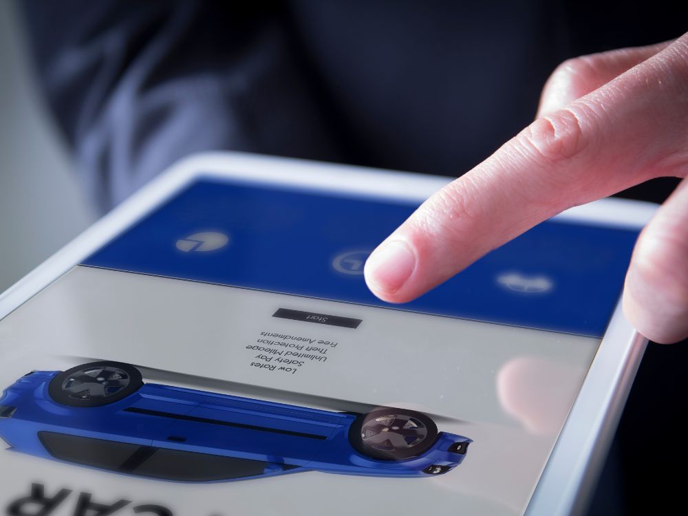 car and automotive dealership landing page