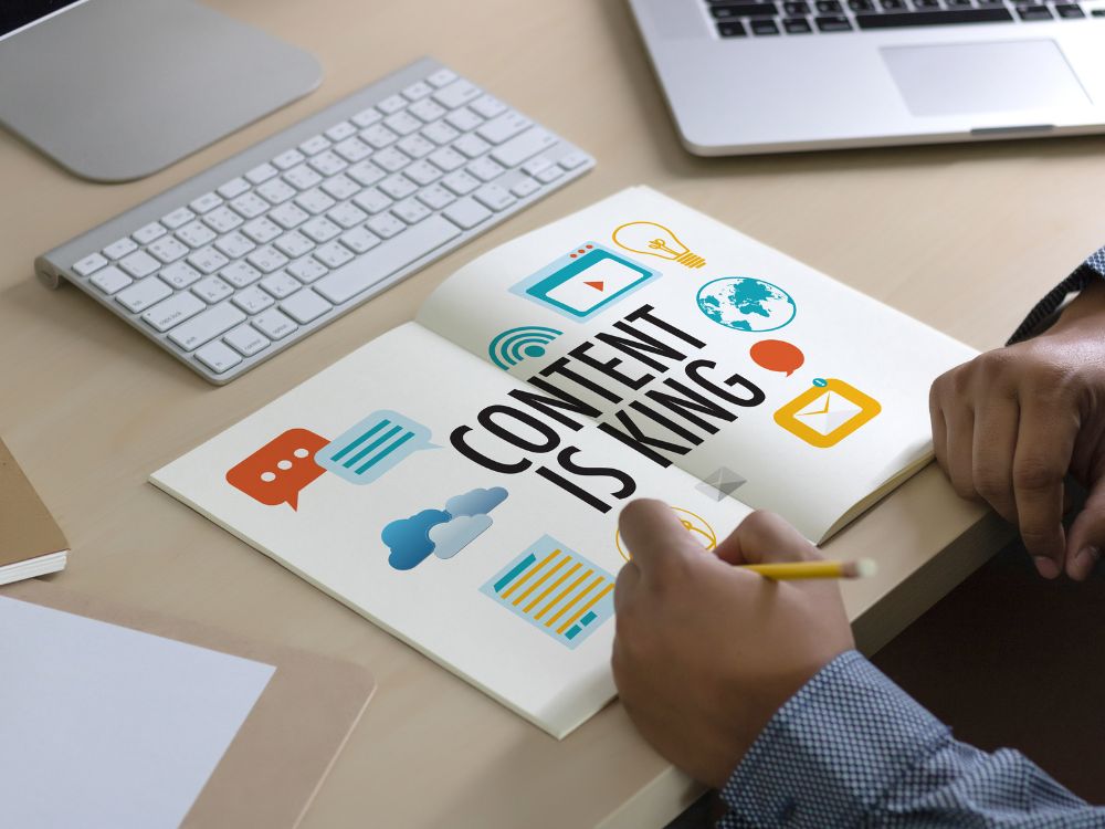 landing page content is king