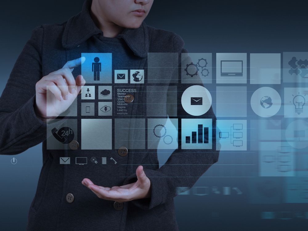 landing page navigation menu