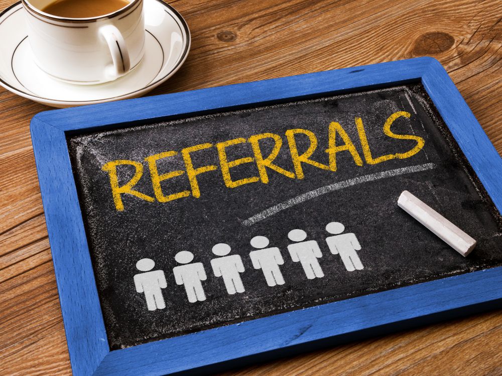 landing page referral marketing