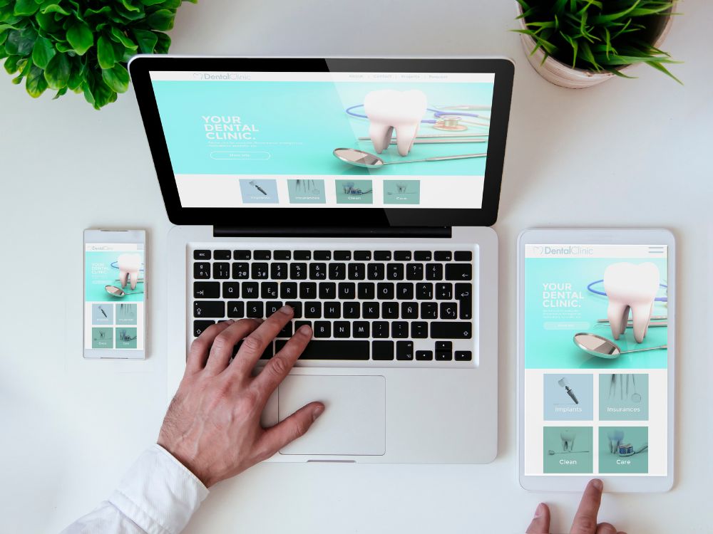 dental clinic landing page tips and examples