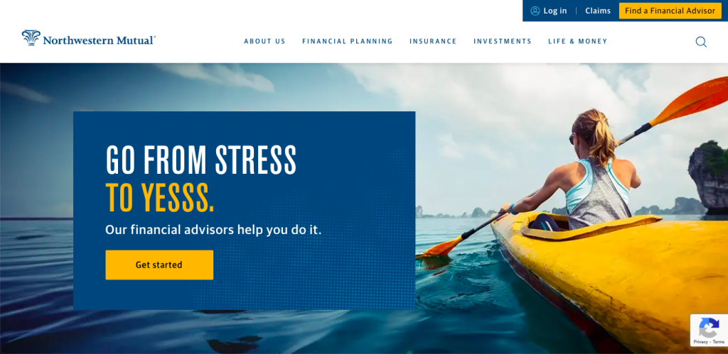 financial services landing page tips and examples