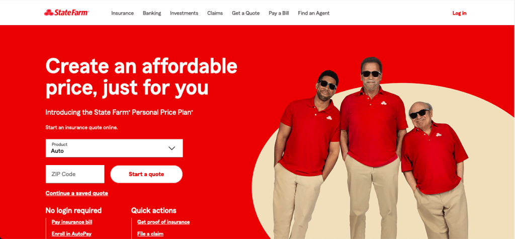 insurance landing page tips and examples